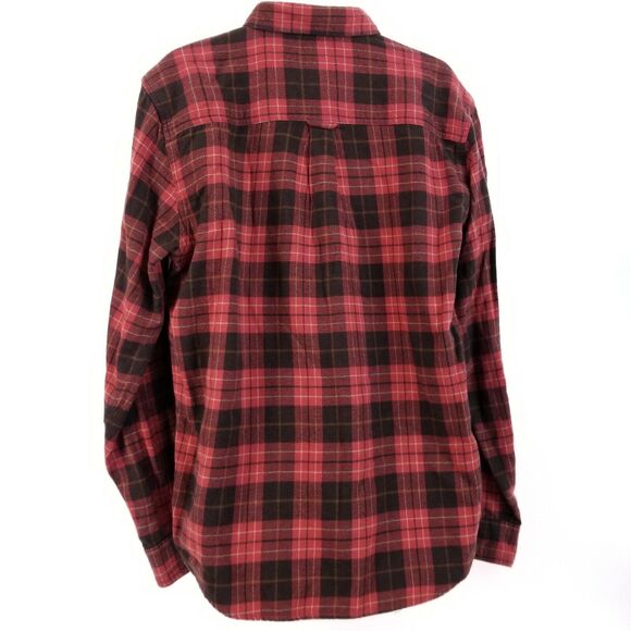 VTG Woolrich Red Buffalo Mens L Flannel Duck Hunting Shirt Vintage L/S Shooting - Picture 5 of 8